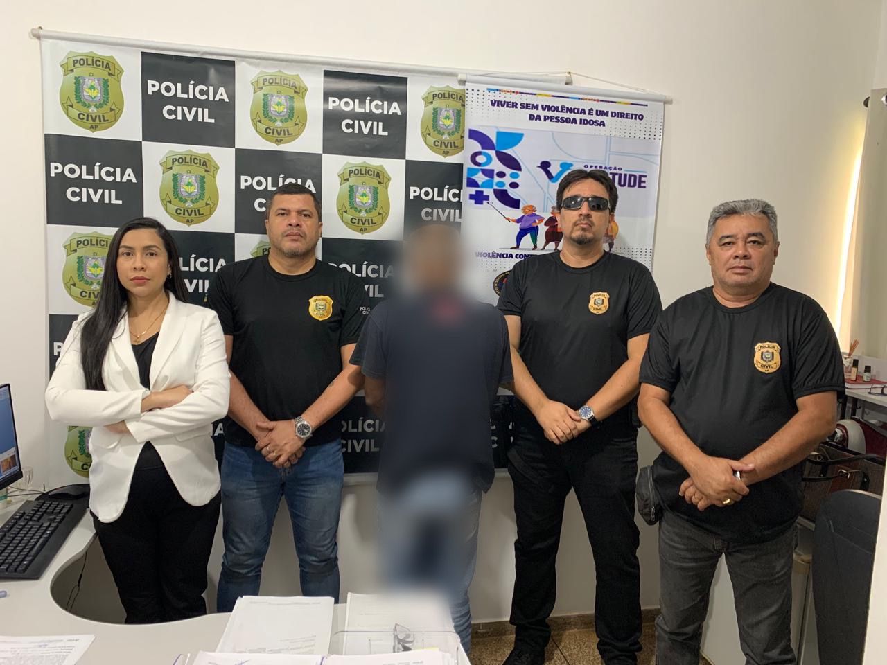 OPERAÇÃO VIRTUDE: POLÍCIA CIVIL PRENDE INDIVÍDUO CONDENADO JUDICIALMENTE PELA PRÁTICA DE CRIMES CONTRA CONTRA DOIS IDOSOS